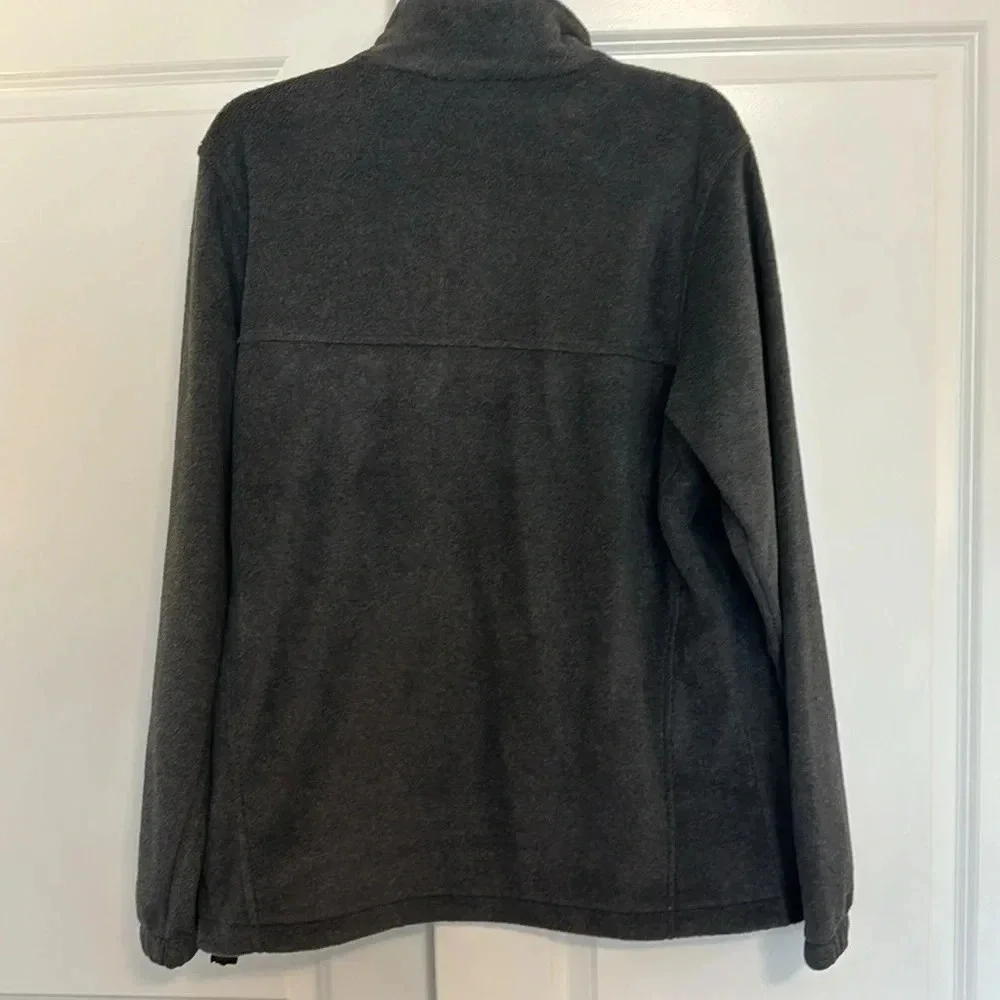 NWT Columbia Men’s Steens Mountain Half Zip Fleece Jacket Gray Size Medium
